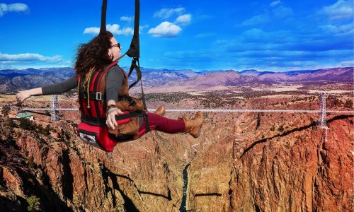 Royla Gorge CO zipline